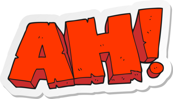 Bir insan tarafından çizilmiş bir karikatür çıkartması.