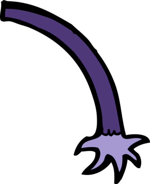 Bir insan tarafından çizilmiş bir canavar kolu.