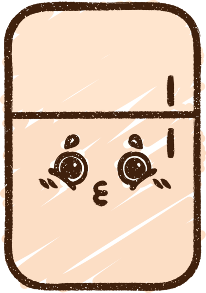 Bir insan tarafından çizilen Buzdolabı Tebeşiri