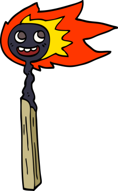 karikatür eşleşmesi bir insan tarafından çizildi