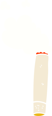 Bir insan tarafından çizilmiş karalama sigarası.