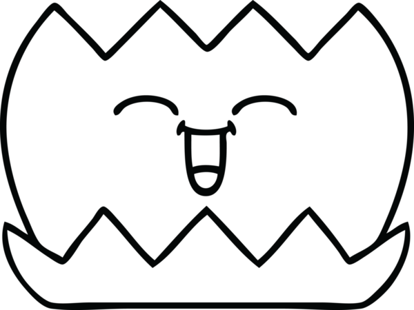 Bir insan tarafından çizilmiş nilüfer çiçeğinin çizgi çizimi.