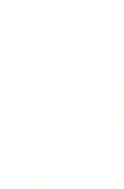 Bir insan tarafından çizilen Noel Kurdu Tebeşiri