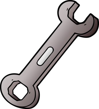 Bir insan tarafından çizilmiş çizgi film anahtarı.