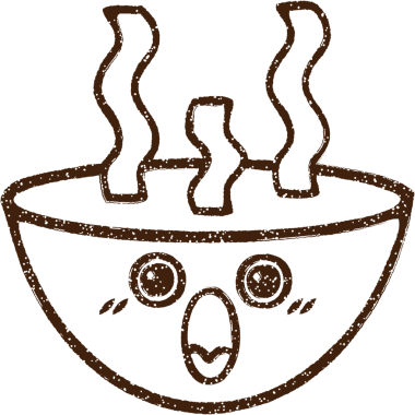 Bir insan tarafından çizilen Sıcak Yemek Kömürü Çizimi