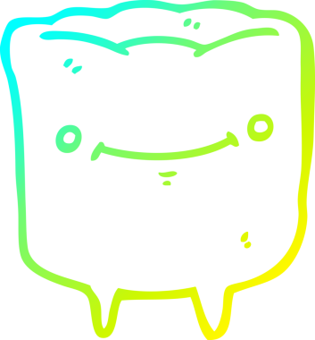 Bir insan tarafından çizilmiş mutlu bir çizgi film çizimi.