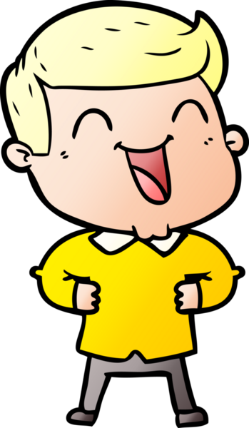 Bir insan tarafından çizilmiş gülen çizgi film adamı.