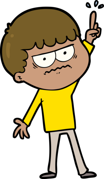 Bir insan tarafından çizilmiş rahatsız bir adam.