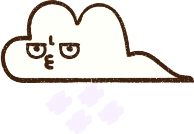 Bir insan tarafından çizilen Hava Bulutu Tebeşiri