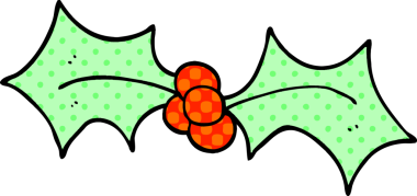 Bir insan tarafından çizilmiş Noel karalaması.