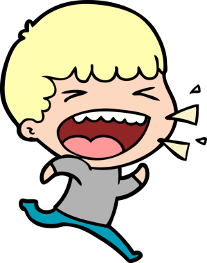 Bir insan tarafından çizilmiş gülen adam.