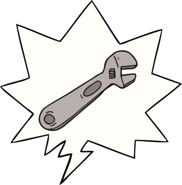 bir insan tarafından çizilmiş konuşma balonlu çizgi film anahtarı