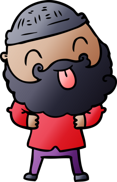 Bir insan tarafından çizilmiş sakallı bir adam.