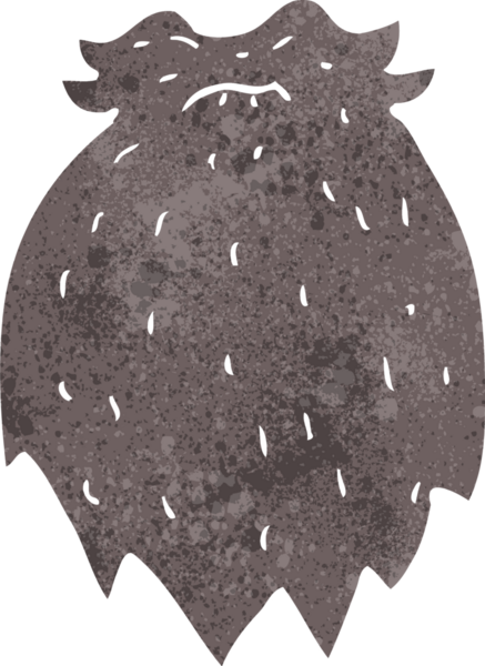 Bir insan tarafından çizilmiş sahte sakal.