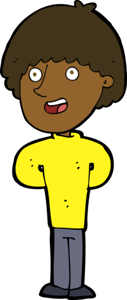 Bir insan tarafından çizilmiş mutlu bir adam.