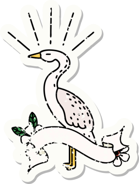 Bir insan tarafından çizilmiş eski bir dövme stili.