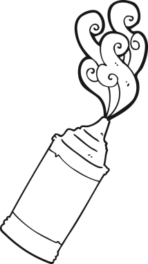 Bir insan tarafından çizilmiş siyah beyaz ketçap şişesi.