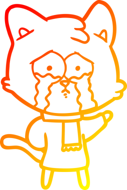 Bir insan tarafından çizilmiş, ağlayan bir karikatür çizimi.