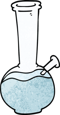 Bir insan tarafından çizilmiş karikatür nargilesi.