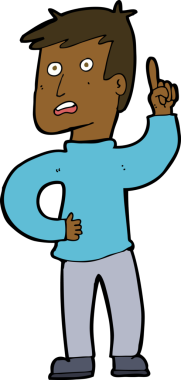 Bir insan tarafından çizilmiş bir fikri olan çizgi film çocuğu.