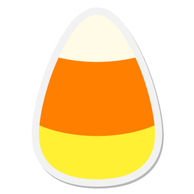 Bir insan tarafından çizilmiş mısır etiketi.