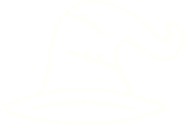 Bir insan tarafından çizilen Cadı Şapkası Tebeşiri