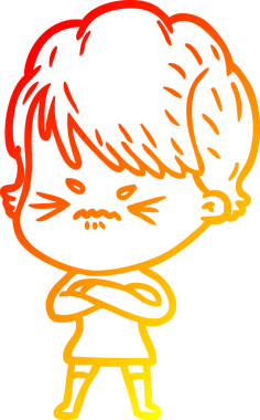 Bir insan tarafından çizilmiş karikatür çizimi.