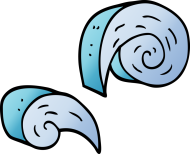 bir insan tarafından çizilmiş karalama dekoratif spiral element