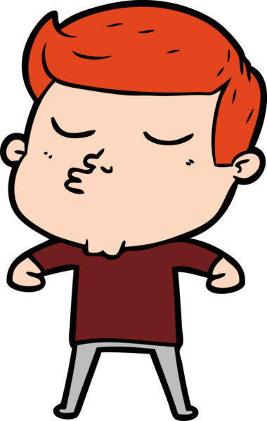 Bir insan tarafından çizilmiş karikatür mankeni adam.