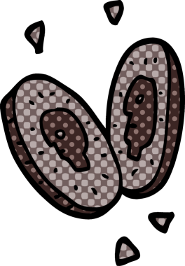 Bir insan tarafından çizilmiş para karalamaları.