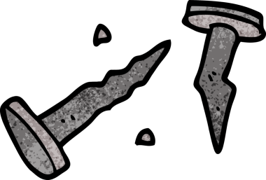 Bir insan tarafından çizilmiş karalama tırnakları.