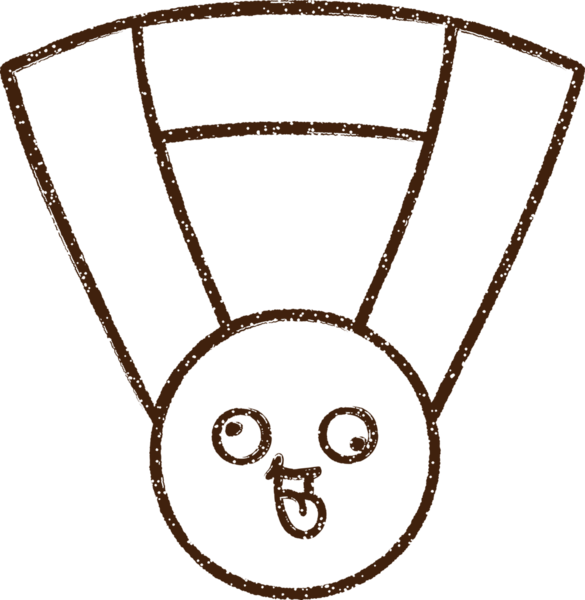 Bir insan tarafından çizilen Altın Madalya Kömür