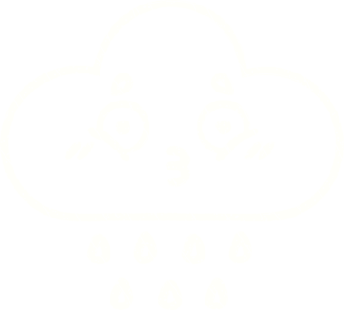 Bir insan tarafından çizilen Yağmur Bulutu Tebeşiri