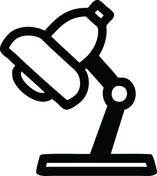 bir insan tarafından çizilmiş iş lambası simgesi