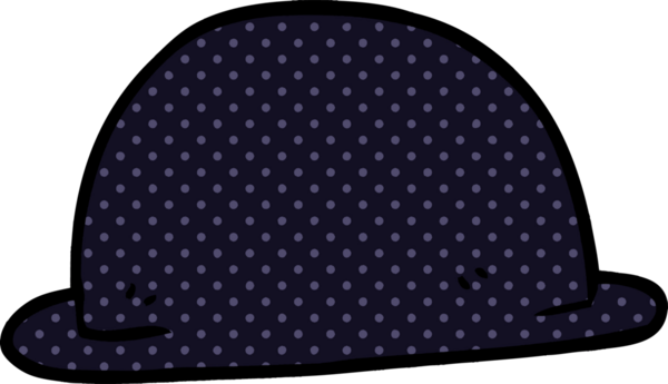 Bir insan tarafından çizilmiş karalama şapka.