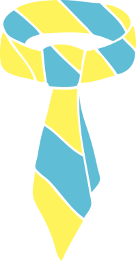 Bir insan tarafından çizilmiş karikatür kravatı.