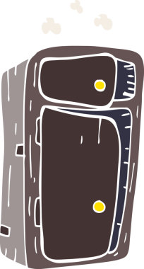 Bir insan tarafından çizilmiş karalama kabini.