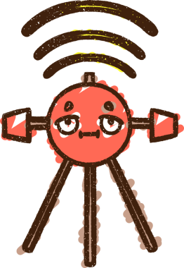 Uydu Tebeşiri Bir insan tarafından çizilmiş