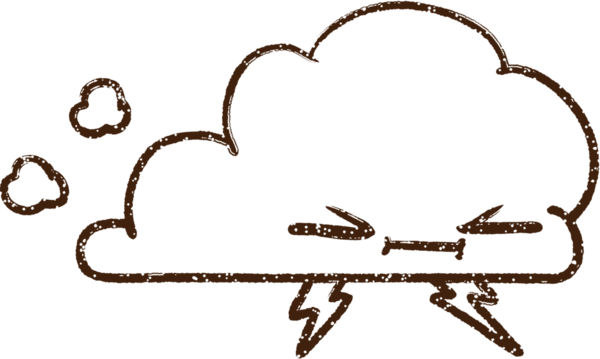 Kızgın Fırtına Kömürü Bir insan tarafından çizilmiş