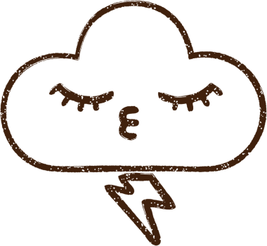 Bulut Sürükleyen Kömür Bir insan tarafından çizilmiş