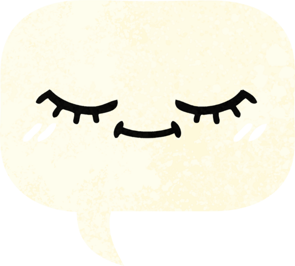 Bir insan tarafından çizilmiş bir konuşma baloncuğunun retro çizim tarzı karikatürü