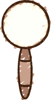 Bir insan tarafından çizilen Büyüteç Tebeşir Çizimi