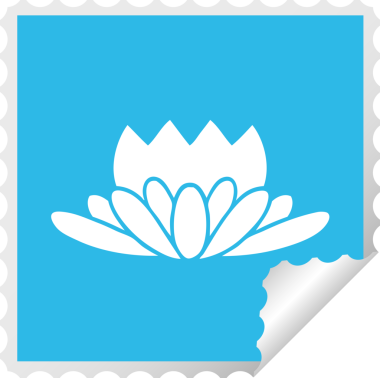 Bir insan tarafından çizilmiş bir çiçeğin kabuk soyucu karikatürü.