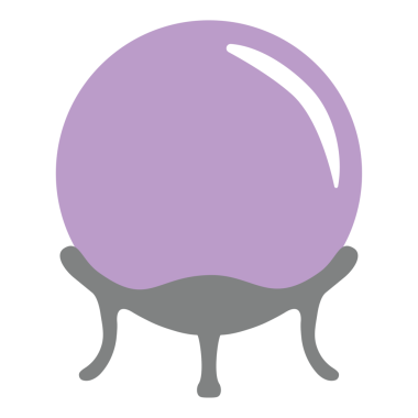 Bir insan tarafından çizilmiş kristal küre