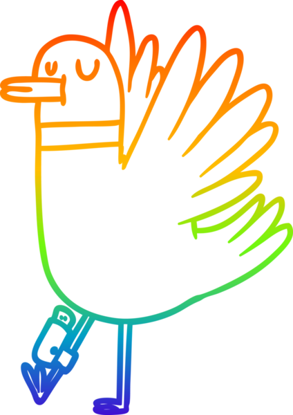 Bir insan tarafından çizilmiş çırpınan ahşap güvercin çizimi.