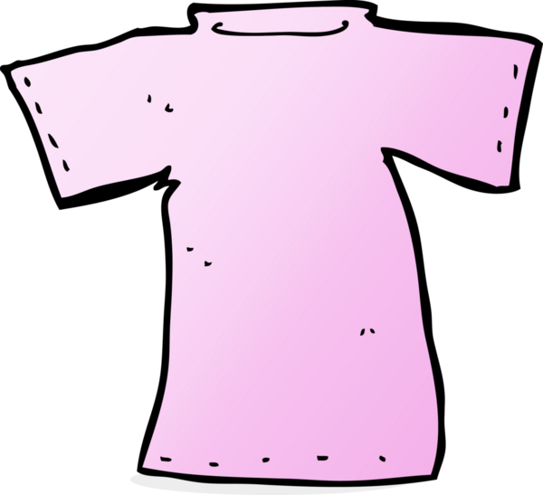 Bir insan tarafından çizilmiş karikatür tişörtü.