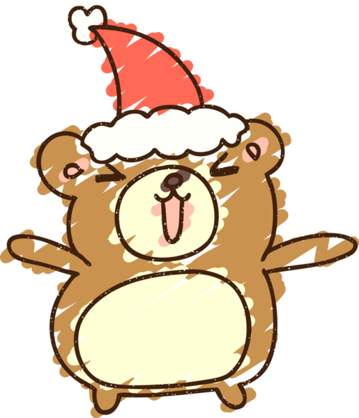 Bir insan tarafından çizilen neşeli Teddy Tebeşiri