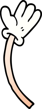 Bir insan tarafından çizilmiş karalama el hareketleri.