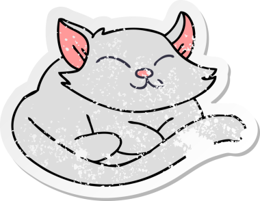 Bir insan tarafından çizilmiş garip bir el çiziminin sıkıntılı çıkartması.