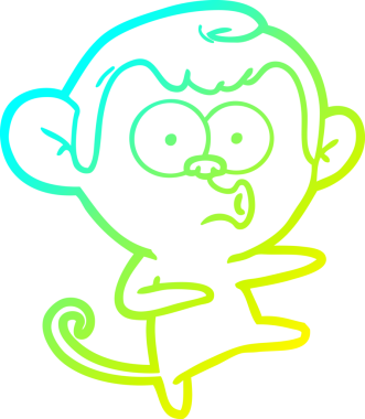 Bir insan tarafından çizilmiş çizgi film karakteri.